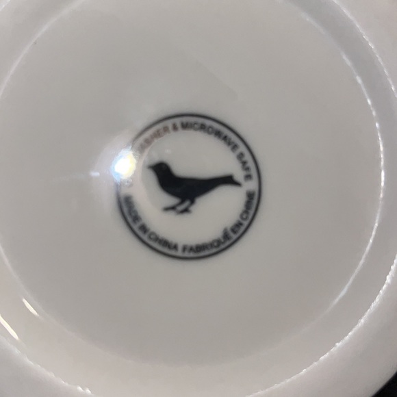 Anthropologie Monogram "S” Alphabet Mug Shaving Style Cup White Black Letter - Picture 3 of 8